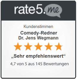 Erfahrungen & Bewertungen zu Comedy-Redner Dr. Wegmann
